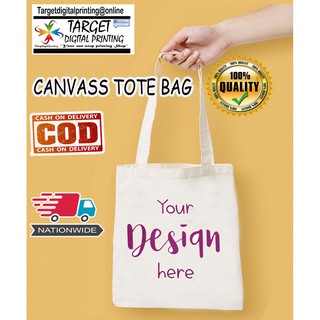 PERSONALIZED TOTE BAG I CUSTOMIZED DESIGN CANVASS TOTE BAG