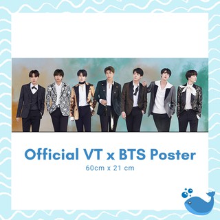 Official VT x BTS Poster Banner