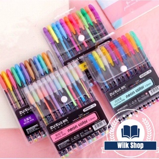 Wilk Zuixua 12 in 1 Neon Color Pen 1.0mm/Metal/Pastel/Highlighter