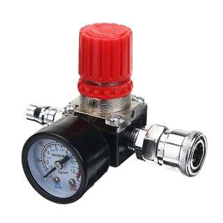 Mini Air Regulator Valve Tool 1/4" Pressure Switch Gauge For Spray Gun Direct Regulator Compressor Machine