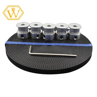 （In Stock）3D Printer Accessories 5pcs 20 teeth GT2 Timing Pulley Synchronous