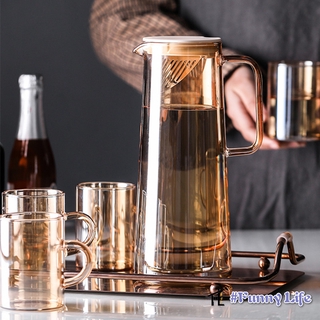 FL 1.8L Amber Glass Cold Kettle High Temperature And Heat Resistant Restaurant Bar Beverage Juice Pot (6)
