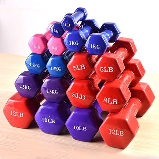 Pair Set 8/9/10/11/12 Pounds lbs dumbbell weights for her color dumbbell lady dumbbell
