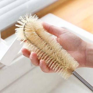 Bendable Wooden Long Handle Cleaning Brush / Hangable Glass Bottle Cup Cleaning Brush / Household Multifunction Tumbler Clean Brushes (6)