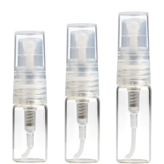 20PCS 2ml 3ml 5ml Portable Mini Refillable Perfume Empty Clear Glass Bottle Atomizer Pump Spray