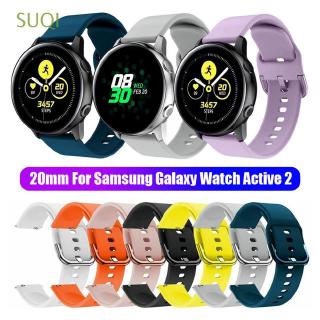 20mm Universal Silicone Watch Band Replacement Strap For Huami Bip Samsung Galaxy Watch Active