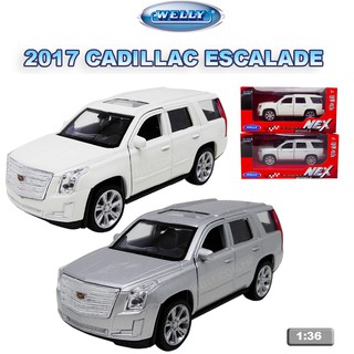 Welly 1:36 2017 Cadillac Escalade Diecast Collectible Model Toy Car 18532 Raion Die Cast Toys Cars