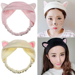 Home plus Korean fashion Cute cat EAR turband kawaii hairband turban hair accessories