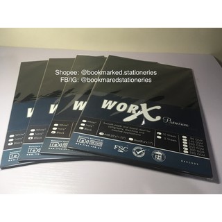 140gsm / 200gsm / 300gsm A4 Worx Black Premium Quality Specialty Paper