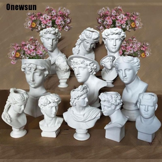 ❤COD❤ ⚑ Portrait Vase Human Head Decorative Ornaments David/Marseilles Vase Home Decor