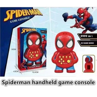 23 modes Spider-Man handheld game console, cartoon cool clamshell handheld console gameboy for kid