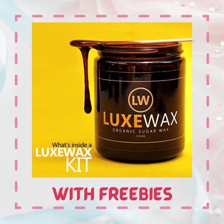 [ON HAND] LUXEWAX Organic Sugar Wax Kit