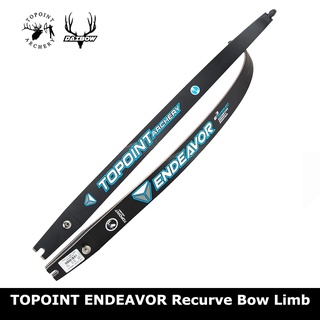 TOPOINT ENDEAVOR Archery ILF Recurve Bow Limbs 66/68/70inch Fiber/wooden Limbs 22-48lbs Compatible (1)