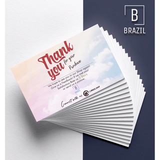 50PCS PERSONALIZED THANK YOU CARD / BUSINESS CARD / CALLING CARD | HIGH QUALITY (3)