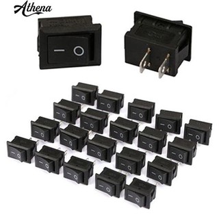 √COD 20Pcs 6A 250V Black OFF/ON Boat Car Power Water Dispenser 2Pin Rocker Switches (1)