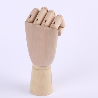 Wooden Hand Model Drawing Jointed Movable Fingers Mannequin (3)