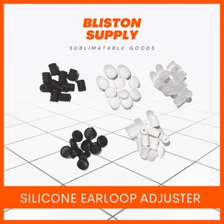 Silicone Rubber Stopper/ Adjuster/Cordlocks for Facemask Earloops [5 VARIANTS]
