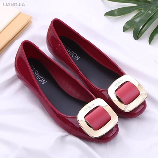 ●❧new low cut shallow mouth jelly rain boots waterproof shoes women adult fashion rubber overshoes kitchen non-slip wo