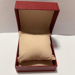 Watch accessory box№Empty Ordinary Box with pillow Can put jewelry, watch ...gift box color red/blac