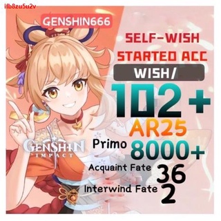 ۞Genshin Impact Wish/Started Account/Asian server