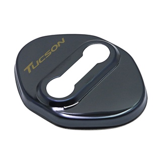 4pcs Stainless steel Car Door Lock car accessories for hyundai tucson 2005-2021 Car sticker (8)