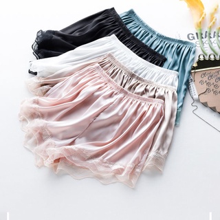 SEXY SILK BOOTY SHORT | SOFT SATIN FABRIC Womens Lace Sleepwear Lingerie Shorts NNS0399