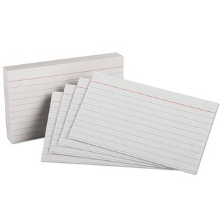 Index Cards - 50 sheets - Lined Cards - 3 different sizes available