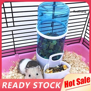 Automatic Pet Bird Hamster Feeder Cage Water Dispenser Drinker Feeding Bowl