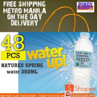 Nature's spring purified water free on the day delivery metromanila