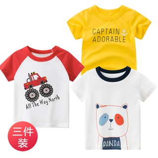 3PC T Shirt for Kids Clothes Kids Dress Kids Wear Kids Apparel Kids Top PFZU