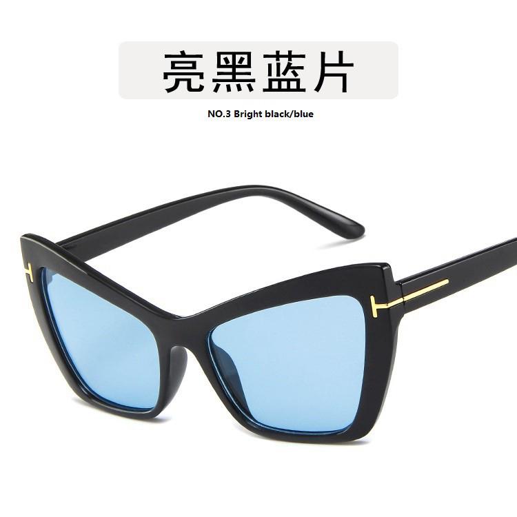 Eyewear Fashion cat-eye T-shaped personality Sunglasses (5)