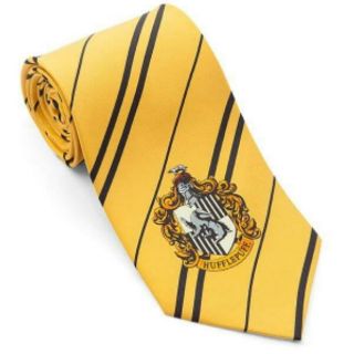 Harry Potter Hufflepuff House Necktie with Logo