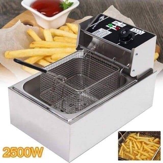 Electric Deep Fryer 220V Stainless Steel Frying Machine
