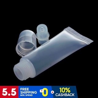 10ml Empty Tubes Lip Gloss Balm Clear Cosmetic Containers