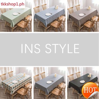 ❤ Hot Sale ❤Table PVC Cloths Rectangle Square Table Cloth Water Proof 4/6 Seater Dining Table Cloth Desk Cloth
