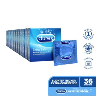 Durex Extra Safe Extra Protection 3s Set of 12