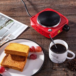 Kitchen Appliances☁﹉5-Levels Mini Electric Stove Coffee Tea Heater Hot Plate Electric Flat Cast Iron