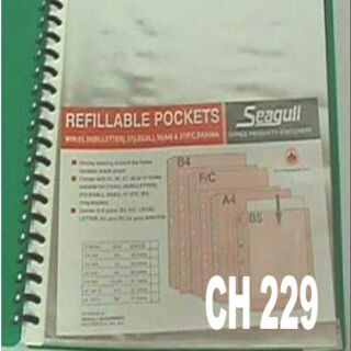 Seagull clearbook refill 27holes - Long by10's