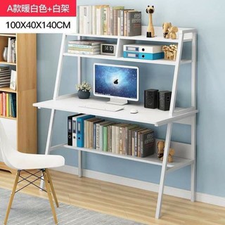 Computer Study Table with Bookshelves