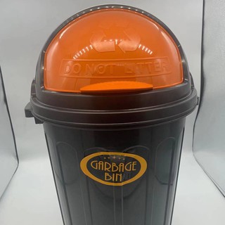 PLASTIC HIGH-QUALITY TRASH CAN WITH ROTATING COVER 45L