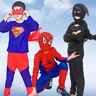 MK Halloween Costumes Spiderman Superman Batman For Kid