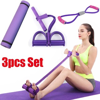 3pcs/Set10 MM Thick EVA Yoga Mat Set Comfort Foam YogaMat for Exercise Yoga Pilates Fitness Non-Slip