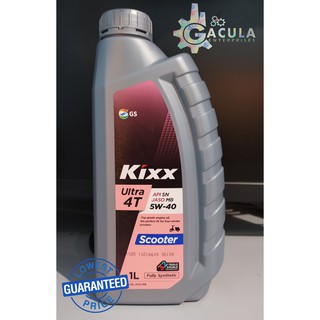 KIXX ULTRA 4T API SN JASO MB 5W-40 FULLY SYNTHETIC SCOOTER ENGINE OIL