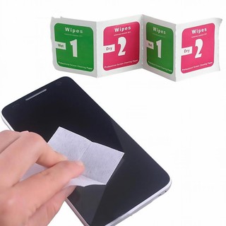 wipes✴10 PCS Lens Wipe Alcohol Cleaning Cloth Screen Dust Removal Wet Dry Paper professional phone s