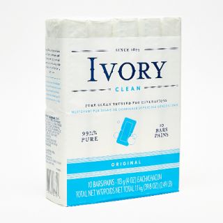 Ivory Bar Soap Original 113 g per bar soap singles