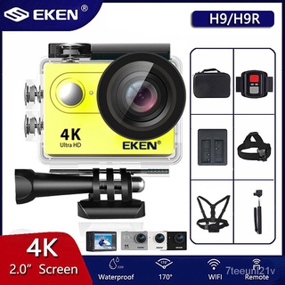 Original EKEN H9/H9R Action Camera Ultra HD 4K / 30fps WiFi 2.0" 170D Underwater Waterproof Cam Helm