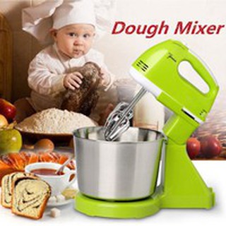 7 Speed Electric Beater Dough Cakes Bread Egg Stand Mixer + Hand Blender Bowl F
