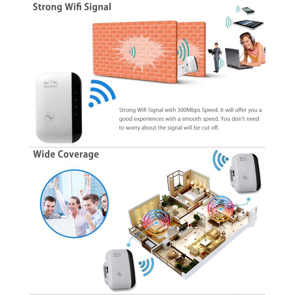 300Mbps Wifi Extender Wireless Repeater Signal Network (7)