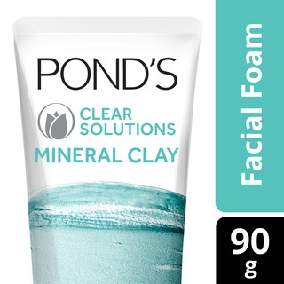 Ponds Mineral Clay Facial Foam Clear Solutions 90g (1)