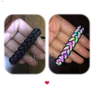 New products┋┇▪Shoe Laces◈✶with box Men's and Women's Shoelace Bracelet Holographic Reflective Coupl